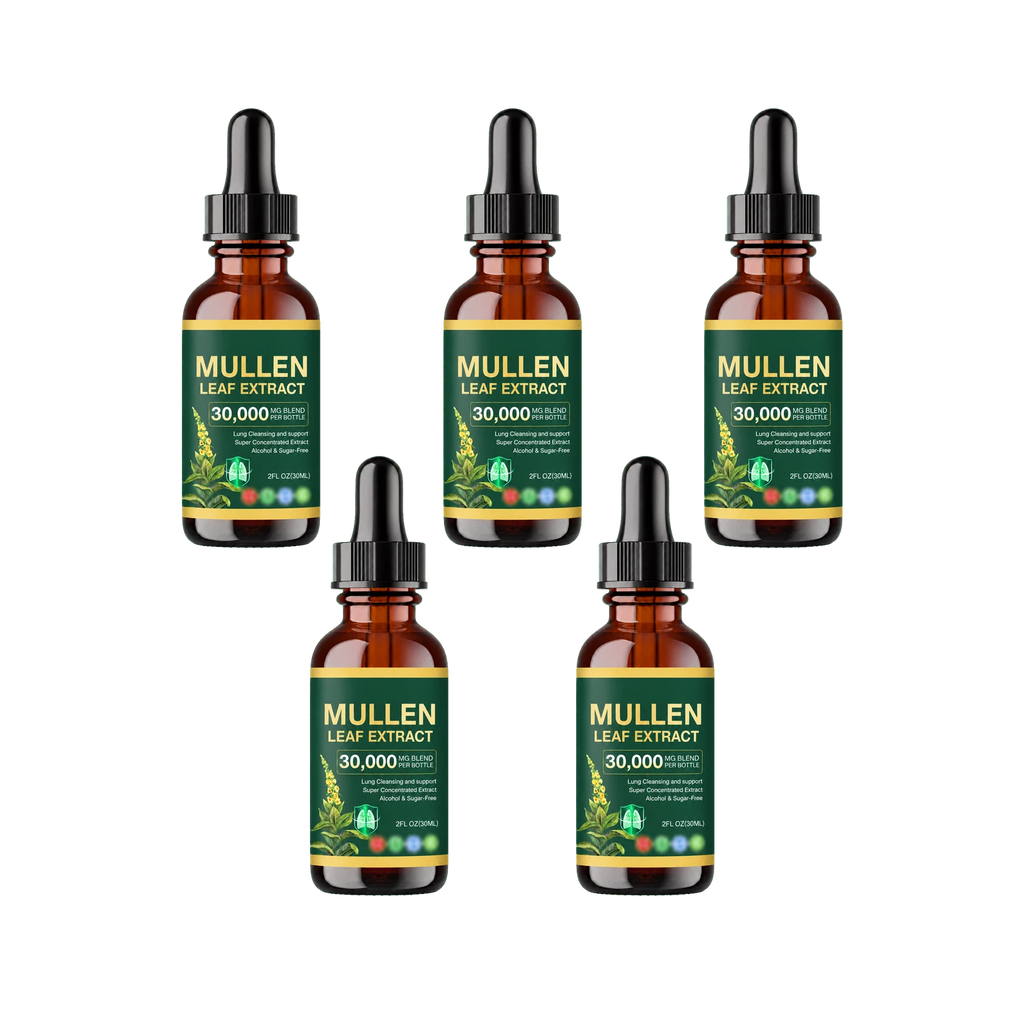 Lungrena™ - Droppar med Kungsljus & Klorofyll - 5 pack